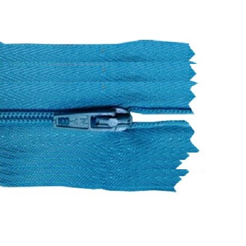 Zíper de Nylon Fixo 18cm Azul Calipso /COD:3998