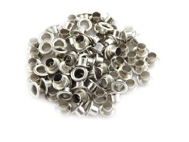 Ilhos de metal niquelado eberle (pacote com 200 un) /COD:11630